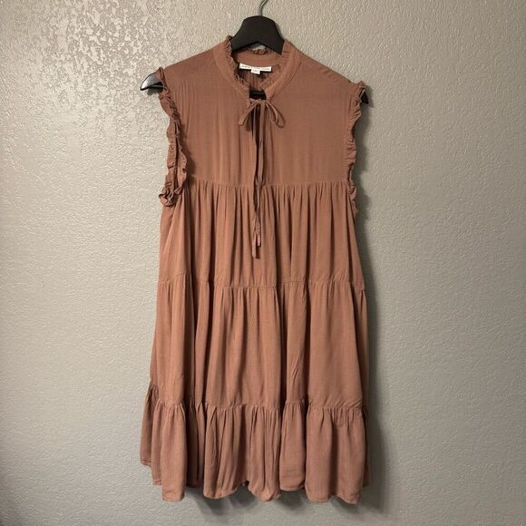 And Now This Macy’s Swing Dress Mauve/ Taupe Size Small - Picture 1 of 5